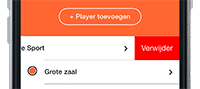 Player verwijderen IOS